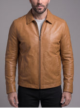 Camden Tan Classic Leather Jacket