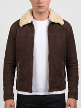 Calder Brown Shearling Fur Jacket