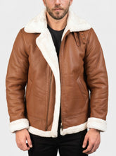 Fenwick B-3 Brown Leather Bomber Jacket