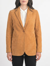 Norma Brown Nubuck Blazer