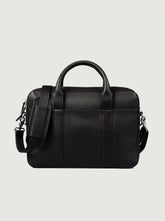 The Captain Black Leather Briefcase