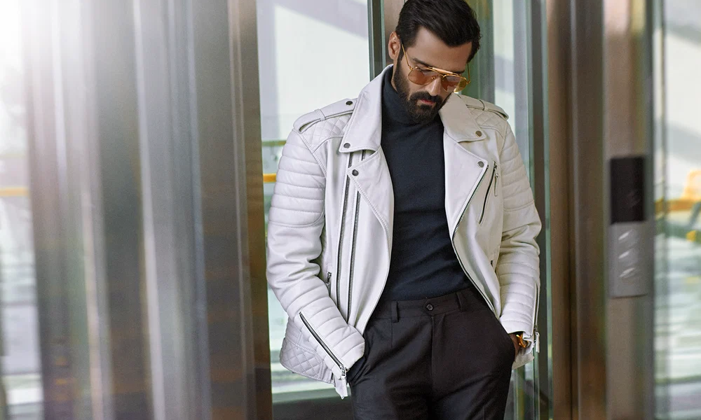 White Leather Jacket