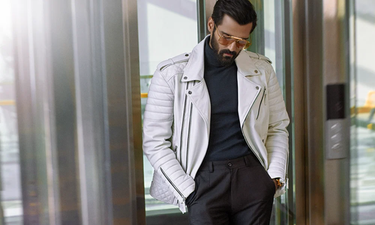 White Leather Jacket